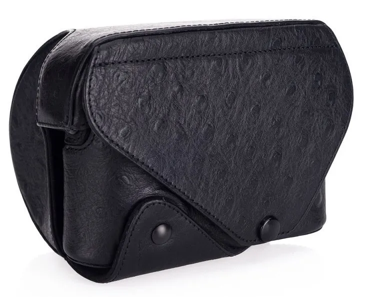 Leica 14862 en Cuir ever ready Étui M ostrich Noir