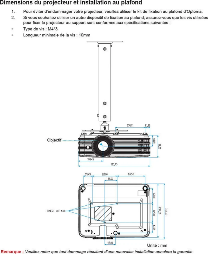 Optoma HD146X Noir