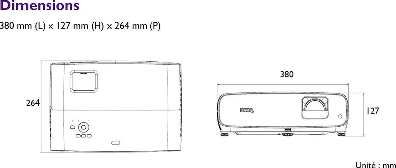 BenQ TK850i Blanc