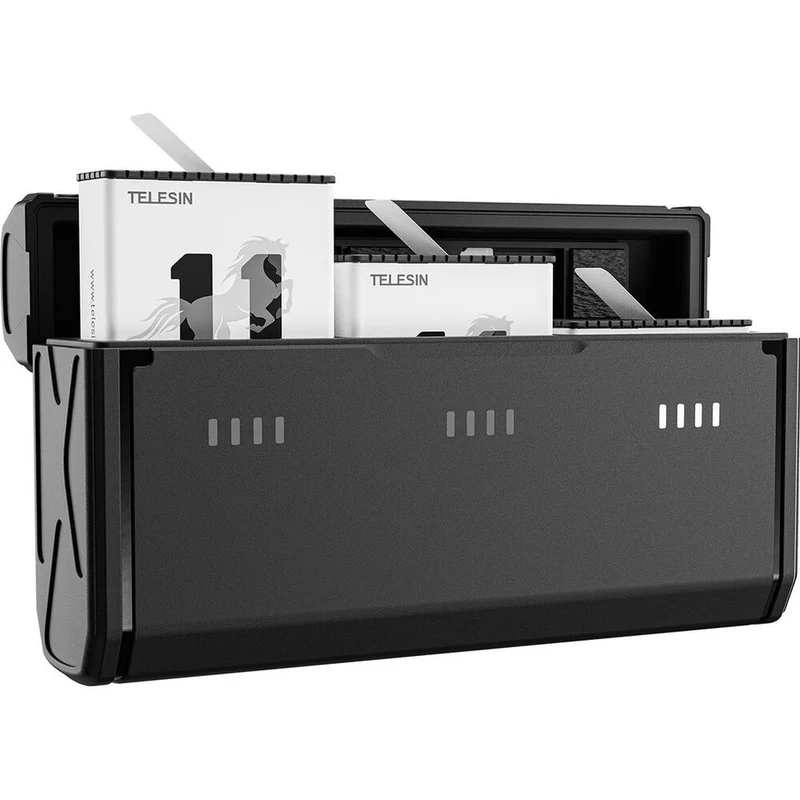 Telesin Boîte de charge comprenant 2 piles Stamina