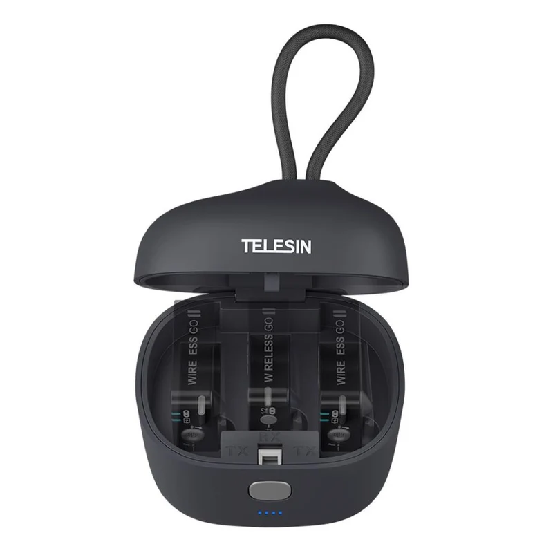 Telesin Boîtier de Charge pour RØDE sans Fil GO & GOII, Batterie 4000 mAh
