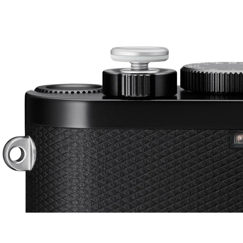 Leica 19672 Soft Release Button, aluminium, anodisé argent