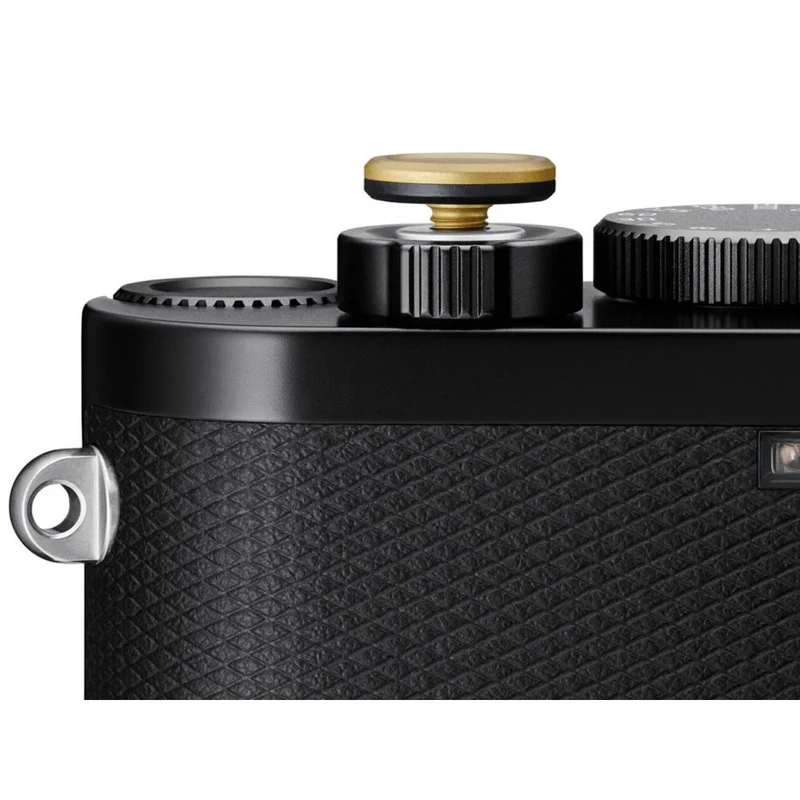 Leica 19599 Soft Release Button, laiton, finition sablée
