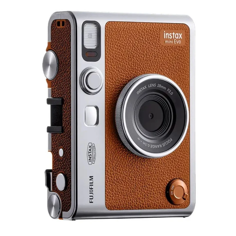 Fujifilm INSTAX mini Evo - Appareil photo instantané de type C, marron