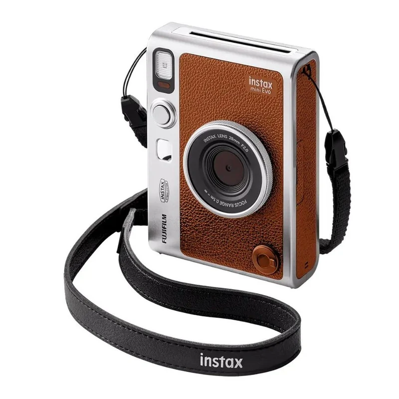 Fujifilm INSTAX mini Evo - Appareil photo instantané de type C, marron