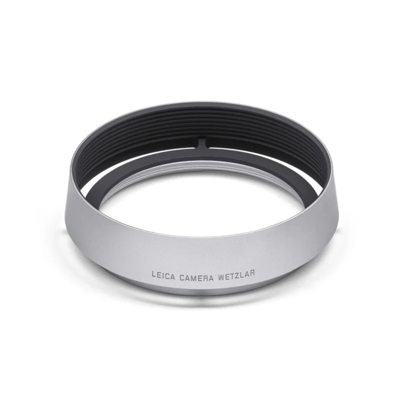 Leica 19658 Q3 Pare-soleil, rond, aluminium, anodisé argent