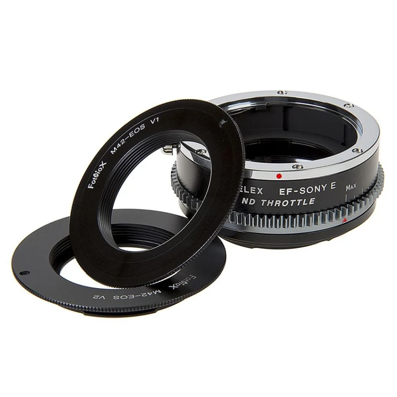 Fotodiox Vizelex Cine ND Throttle Objectif Monture Double Adaptateur - M42