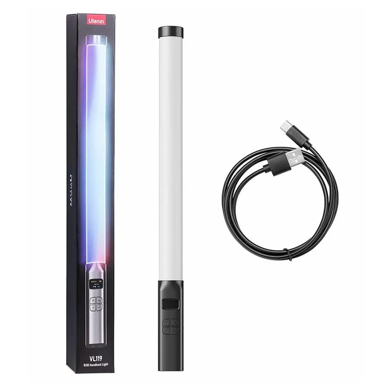 Ulanzi Lampe à tube extra long avec batterie 2000 mAh et poignée