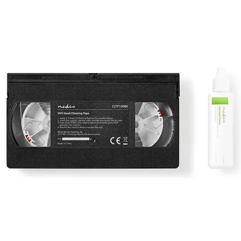 Nedis Cassette de nettoyage pour têtes VHS