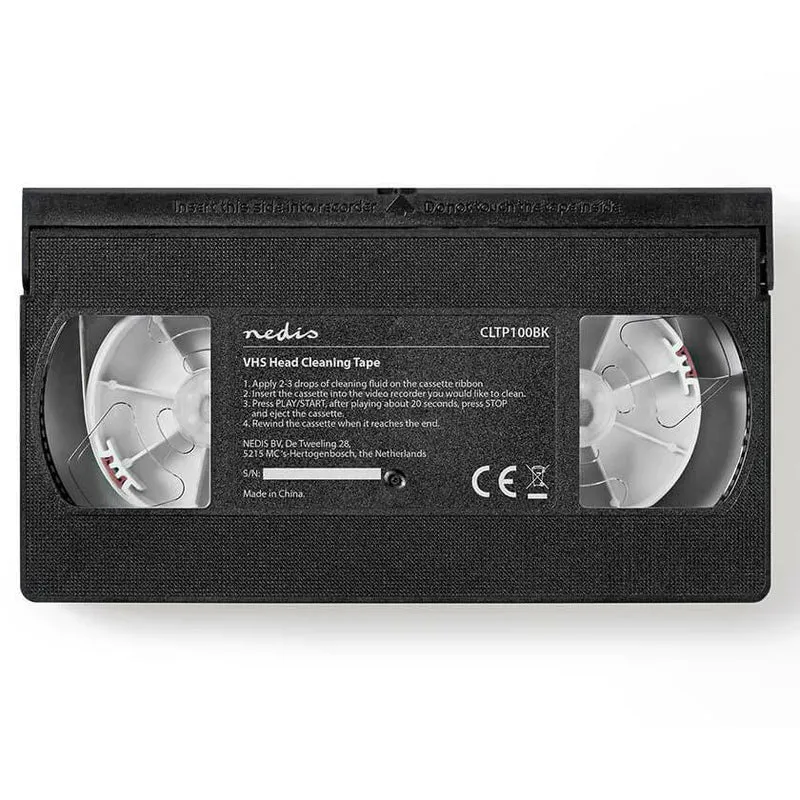 Nedis Cassette de nettoyage pour têtes VHS