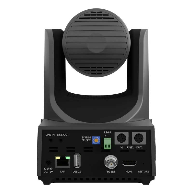PTZOptics Link 4K, zoom optique 20x, gris