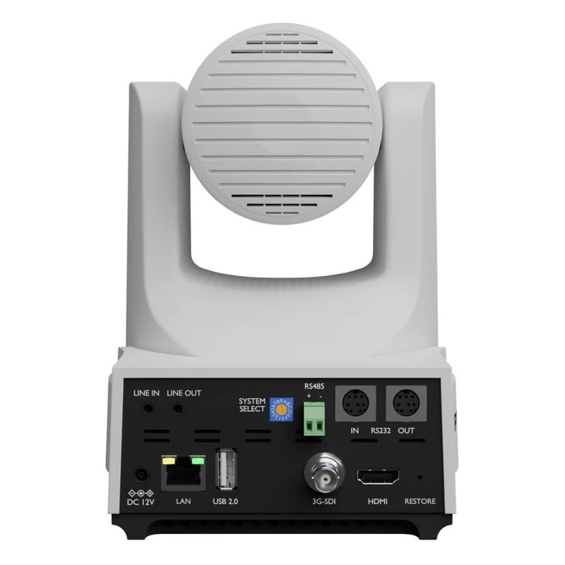 PTZOptics Link 4K, zoom optique 20x, blanc