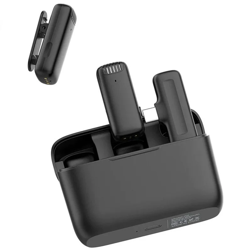 Ulanzi Ensemble de Microphone sans Fil avec Deux Émetteurs pour Lightning
