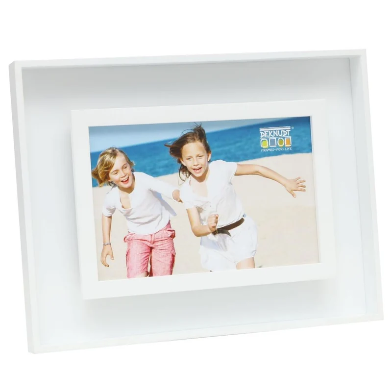 Deknudt Cadre photo en blanc avec perception de la profondeur 10x15 S68DK1