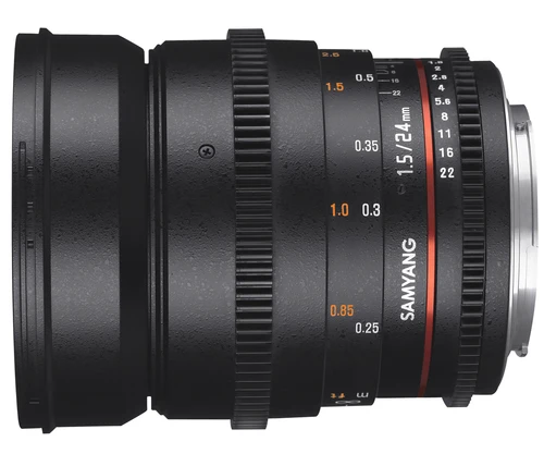 Samyang 24mm T1.5 VDSLR ED AS IF UMC II Monture E