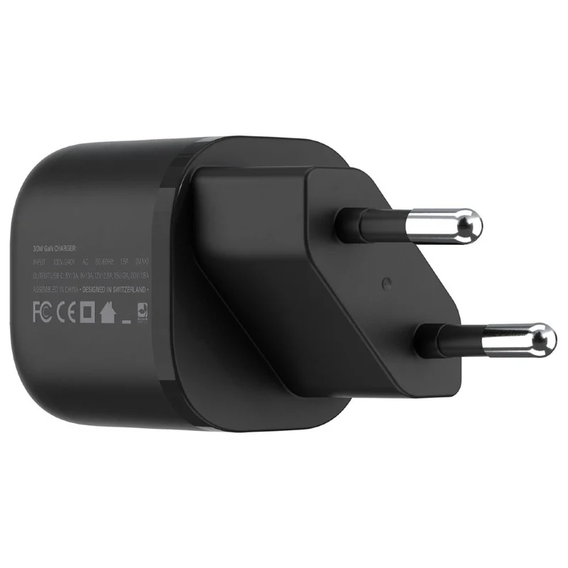 Rolling Square GaN Chargeur EU 30W Noir