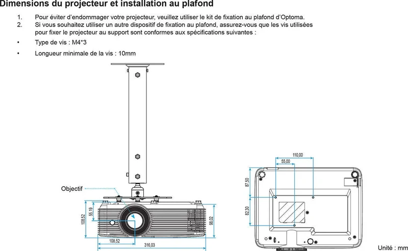 Optoma HD144X Noir