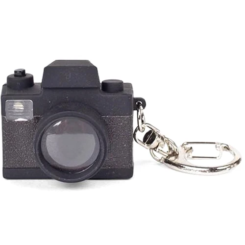Kikkerland Porte-clés appareil photo LED