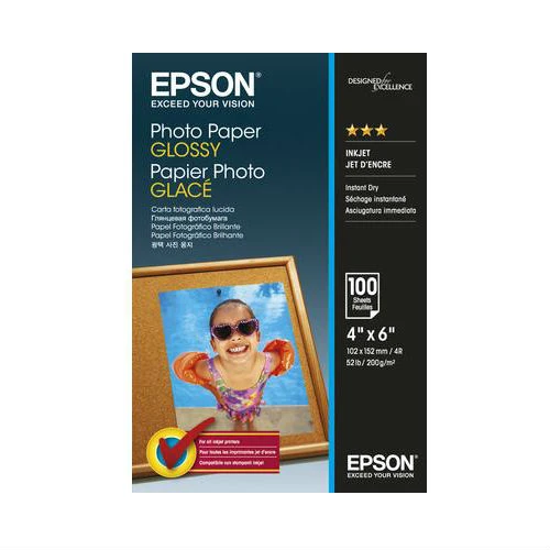 Epson Papier photo brillant 10 x 15 cm (100 feuilles)