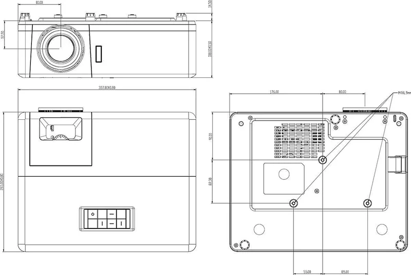 Optoma ZH403 Blanc