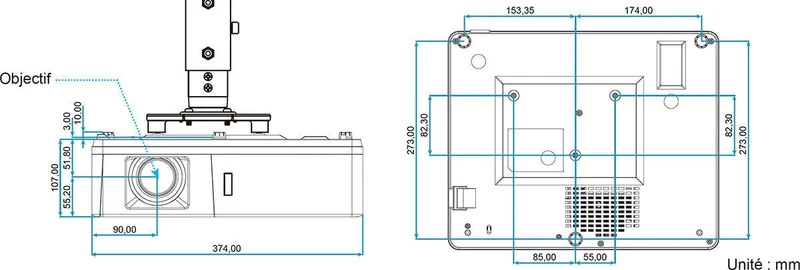 Optoma ZH506e Blanc