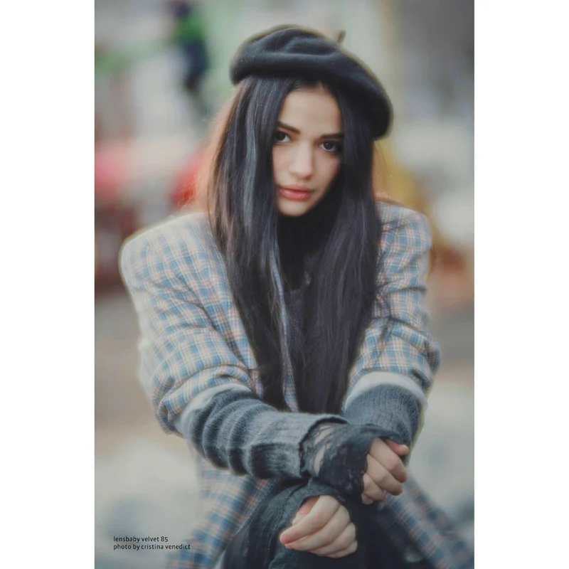 Lensbaby Velvet 85 noir Canon RF
