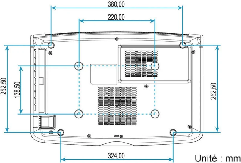 Optoma UHZ65LV Blanc