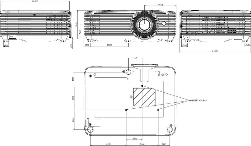 Optoma HD28e Noir