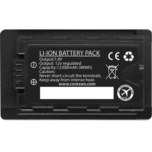 Core SWX Nano-VBR98 7.4V batterie avec D-Tap pour Panasonic Camcorders