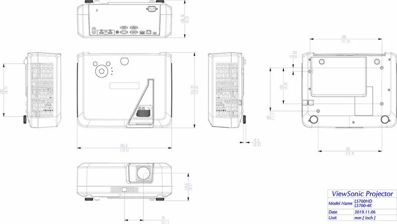 ViewSonic LS700HD Blanc