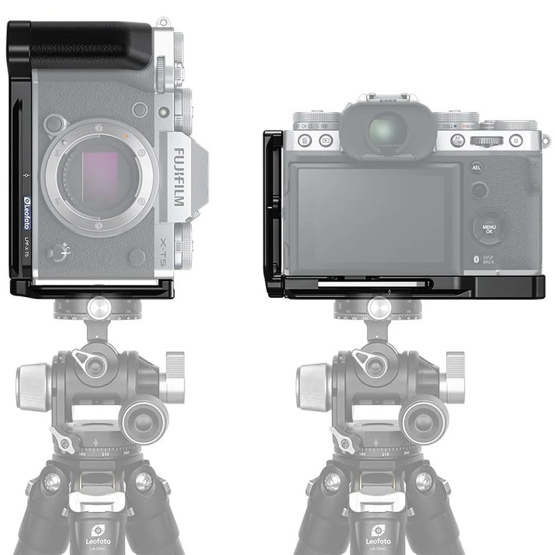 Leofoto Plaque en L pour Fujifilm X-T5 avec poignée