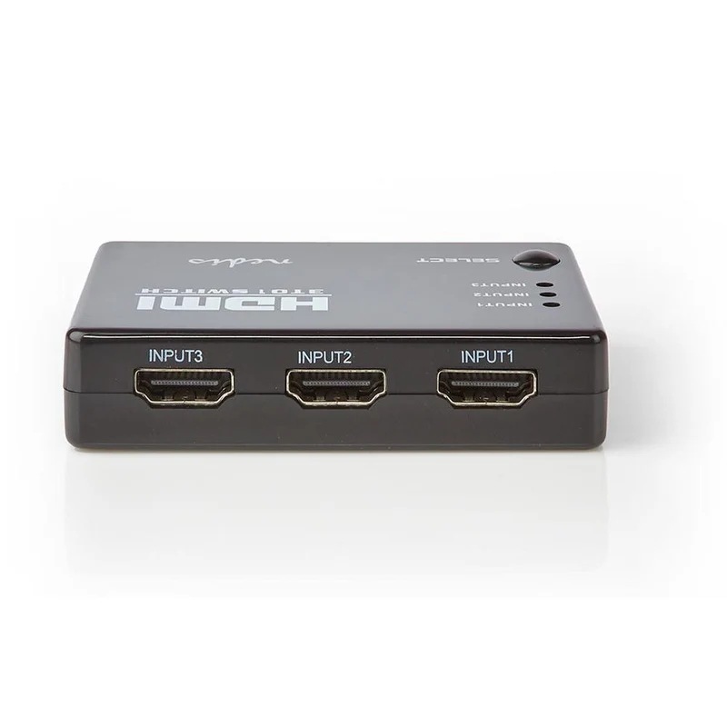 Nedis Commutateur HDMI 3 ports 3 entrées HDMI 1 sortie HDMI