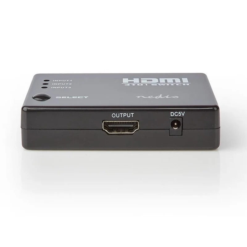 Nedis Commutateur HDMI 3 ports 3 entrées HDMI 1 sortie HDMI