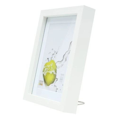 Deknudt Cadre photo blanc avec passe-partout blanc 20x25