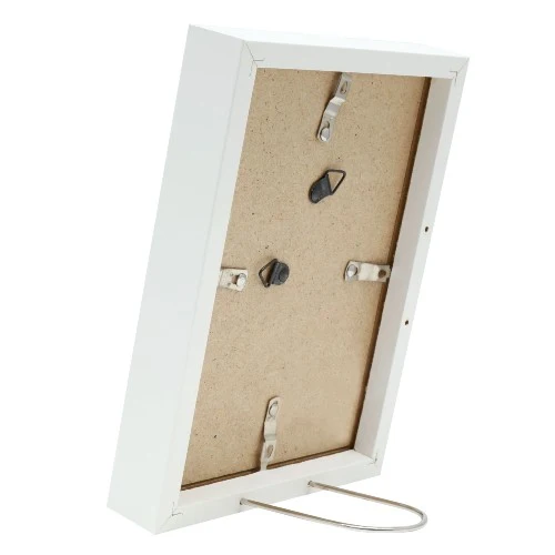 Deknudt Cadre photo blanc avec passe-partout blanc 20x25
