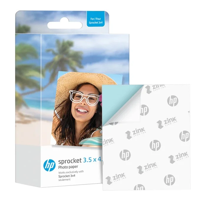 HP Sprocket Papier 3.50 x 4.25 50 Pack