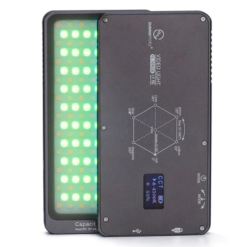 Sunwayfoto Lampe à LED RVB FL-70RGB