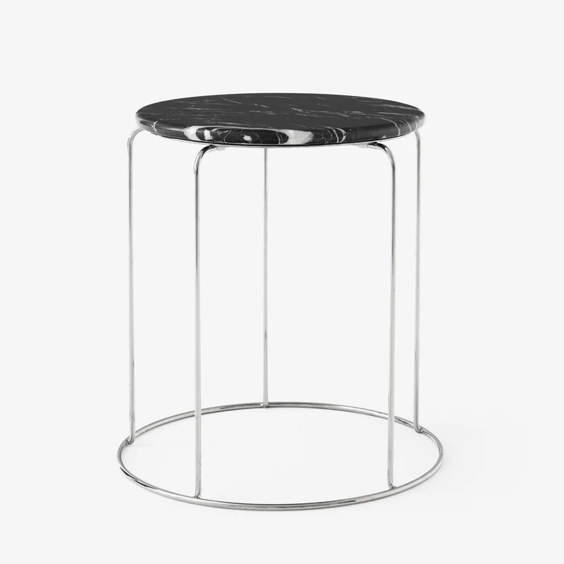 &Tradition VP11 Top Wire Stool Marble