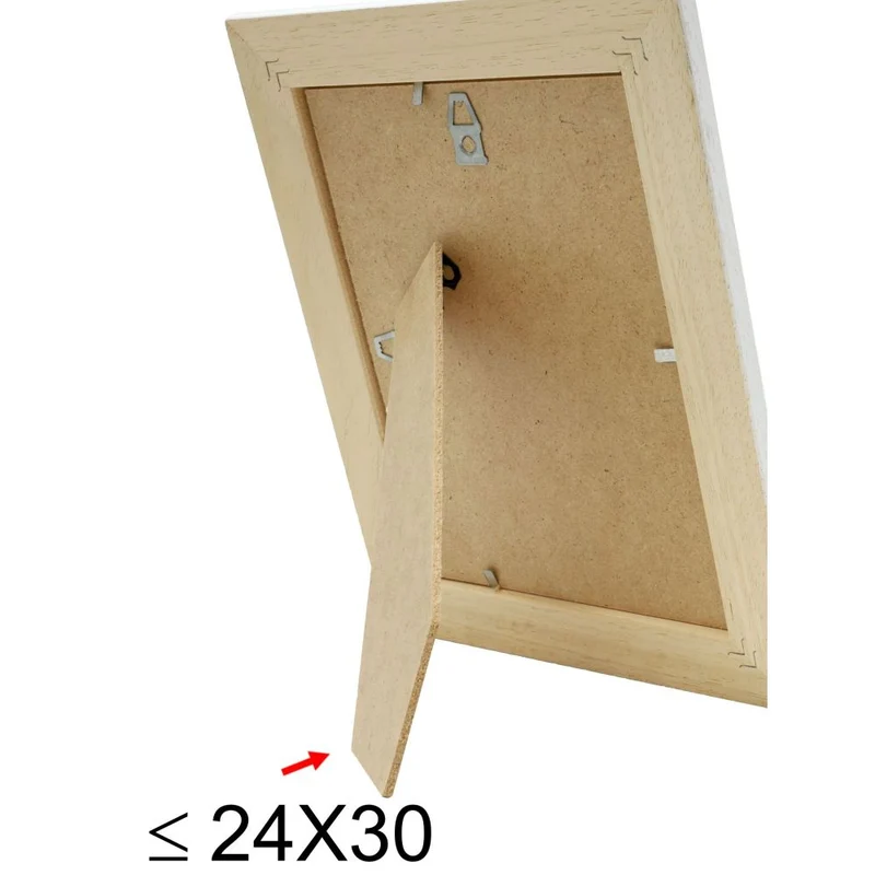 Deknudt Cadre photo blanc avec accent naturel 18x24 S221H1