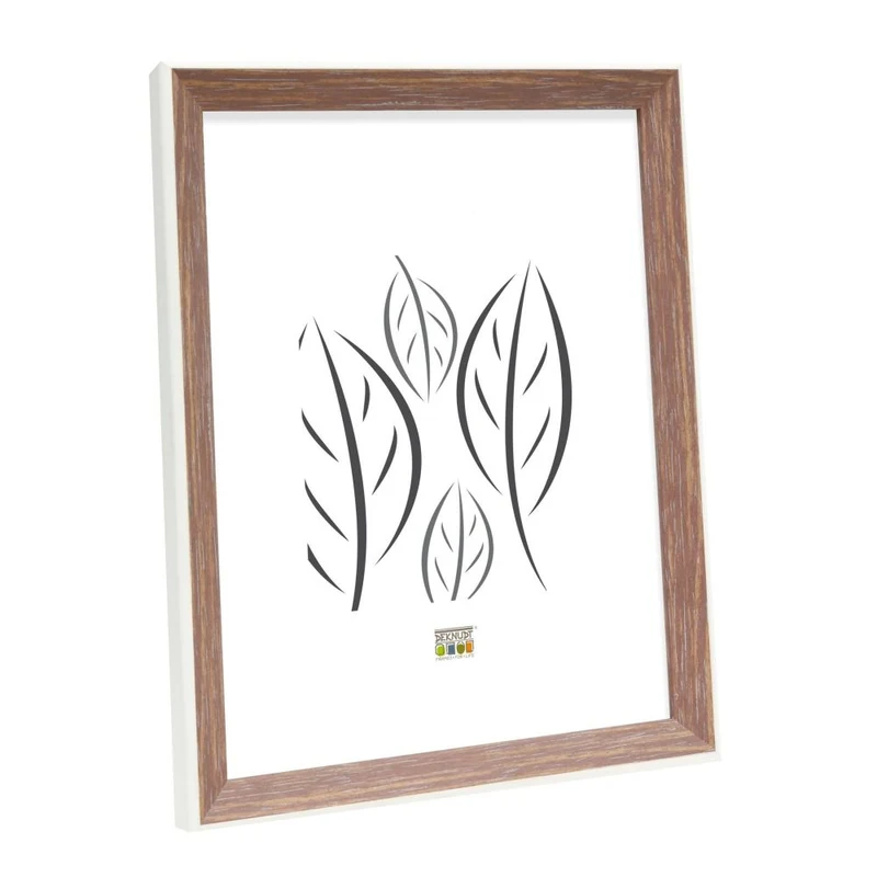 Deknudt Cadre photo beige avec bord blanc 13x18 S46CH3