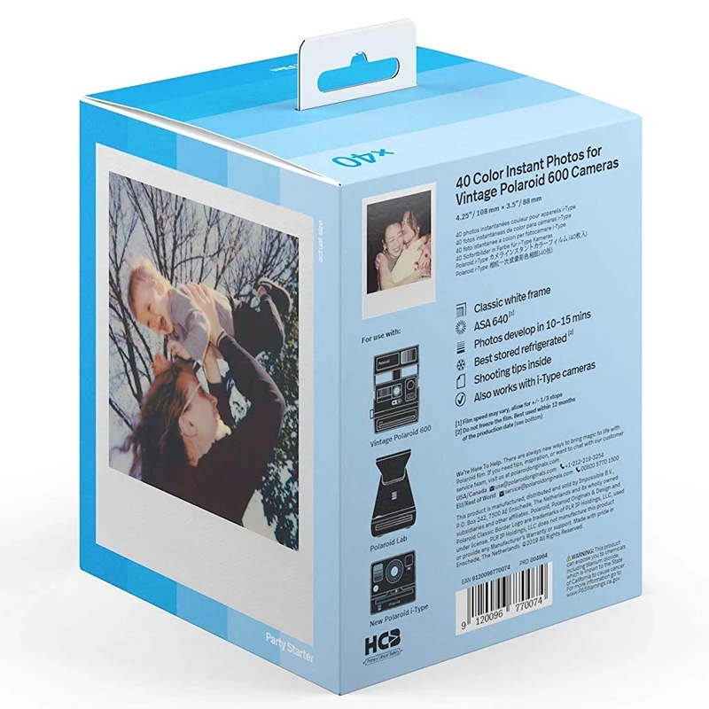 Polaroid Color Film instantané pour pack film 600 x 40