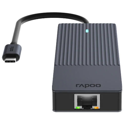 Rapoo Adaptateur multiport USB-C, 6-en-1