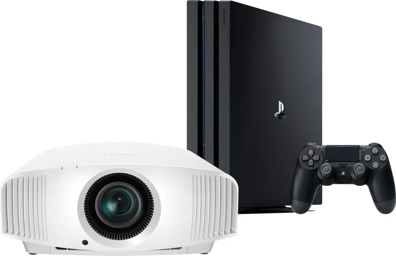 Sony VPL-VW270ES Blanc + PS4 Pro