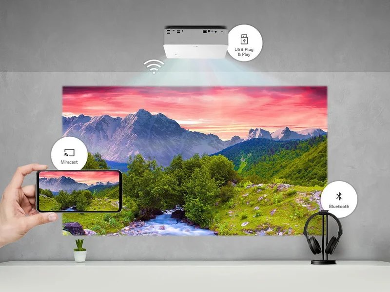 LG Electronics HU70LS Blanc