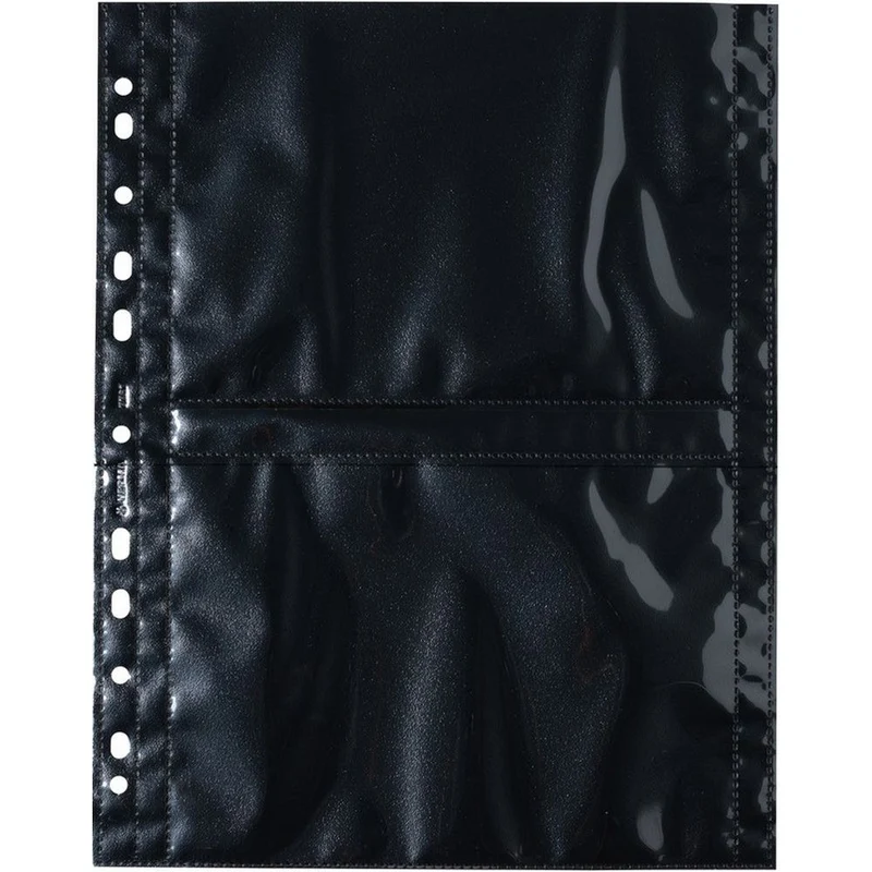 Herma pochettes transparentes noir 13x18 paysage 10 pcs.