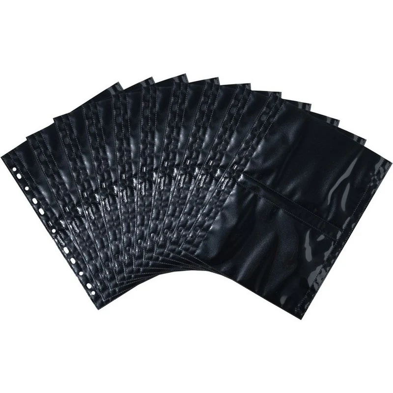 Herma pochettes transparentes noir 13x18 paysage 10 pcs.
