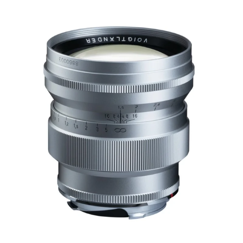 Voigtländer Nokton 75mm f / 1,5 argent