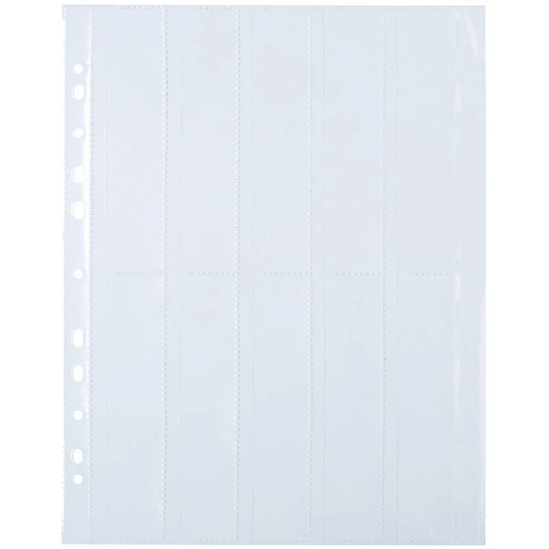 Pochettes négatives transparentes, pour 10 x 4 négatifs, 25 pièces