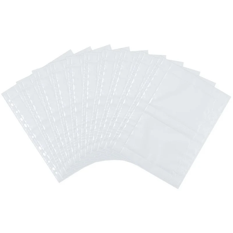 Herma pochettes transparentes blanches 10x15 horizontales 10 pcs.