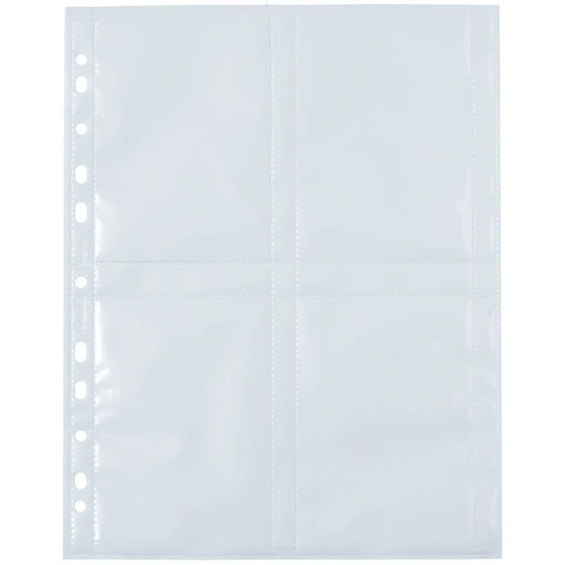 Herma Manchons transparents blanc 9x13 haut 10 pcs.